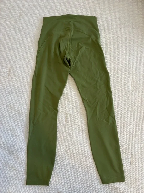 lululemon athletica Olive Leggings with High Waist, size 6 - Picture 2 of 3